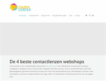 Tablet Screenshot of lenzencenter.nl